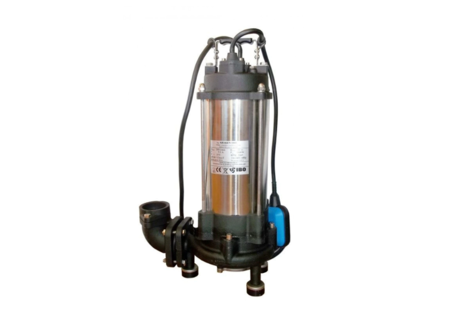 Pompa profesionala Kraken 1800W cu tocator si plutitor pentru apa murdara, vidanjare fosa, Inaltime 21m, Bobinaj cupru, Ibo Dambat, IB022015