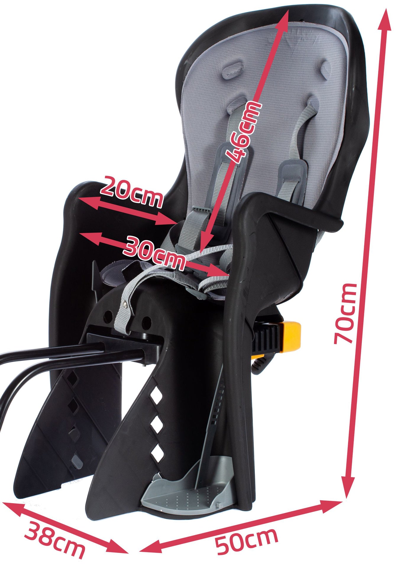 Scaun bicicletă copii, până la 22kg