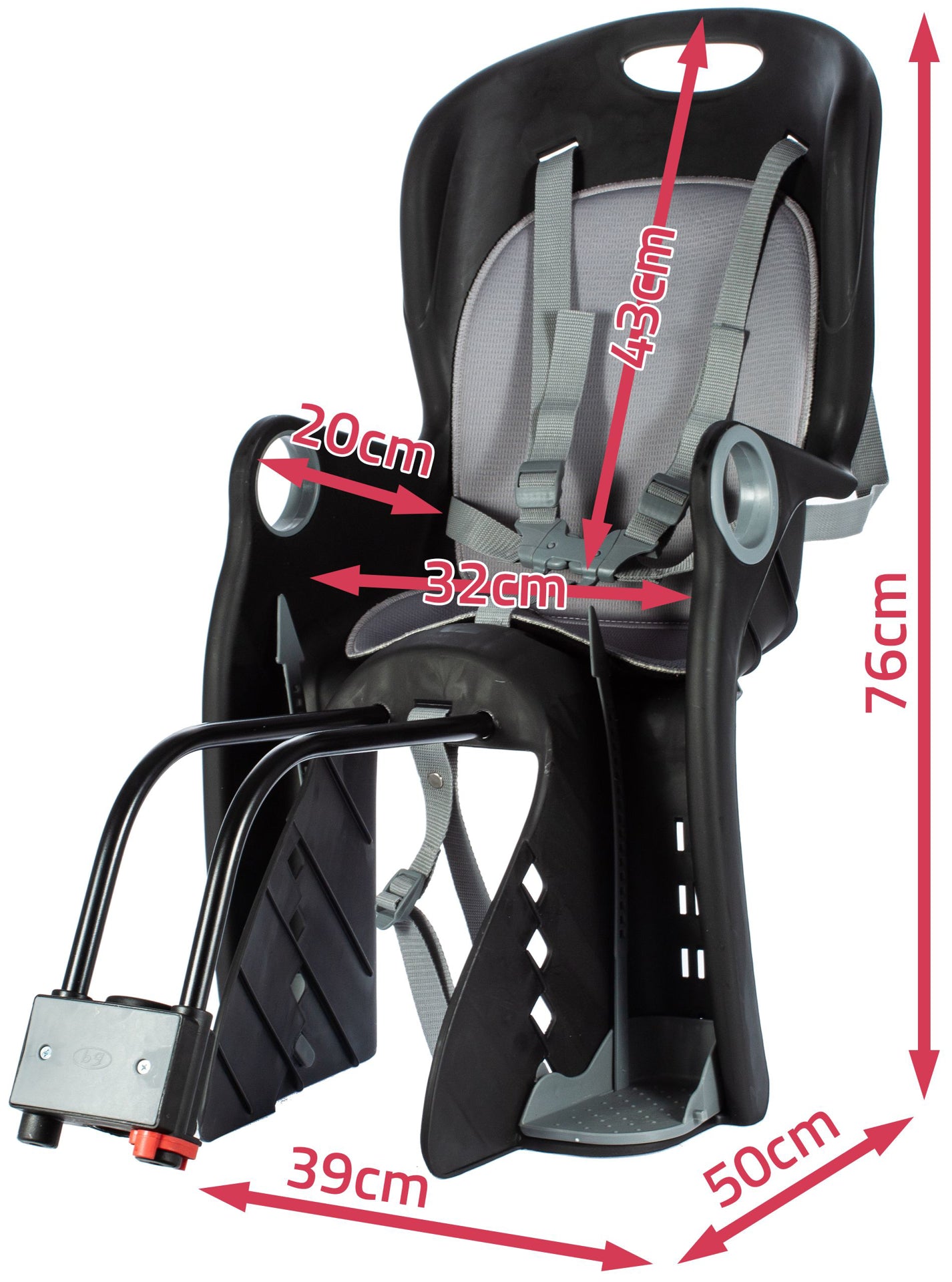 Scaun pentru bicicletă copii până la 22kg