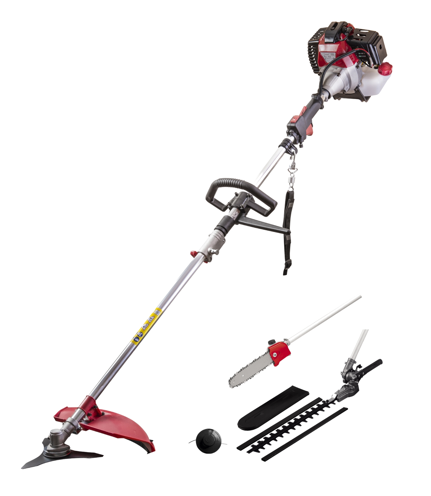 Motocoasa pliabila pe benzina 1.5kW 4in1 RD-GBC23, Raider, 075010