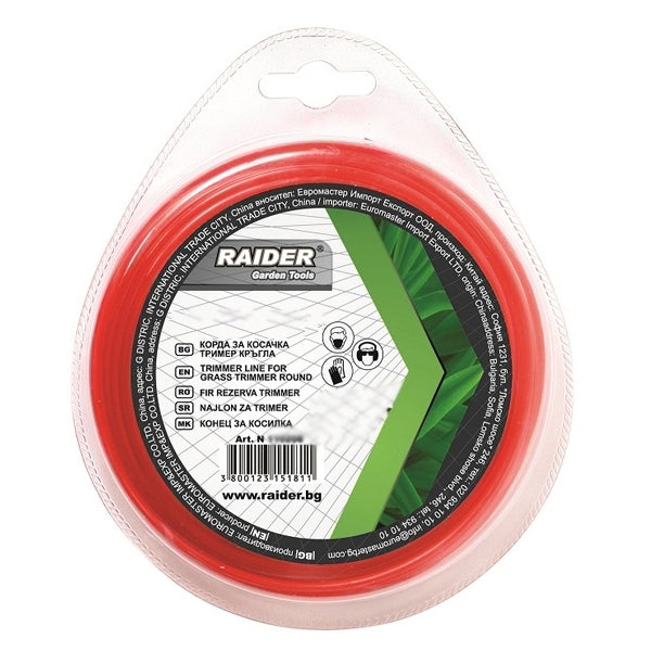 Fir pentru motocoasa profil patrat 4.5mm х 5m, Raider, 110286