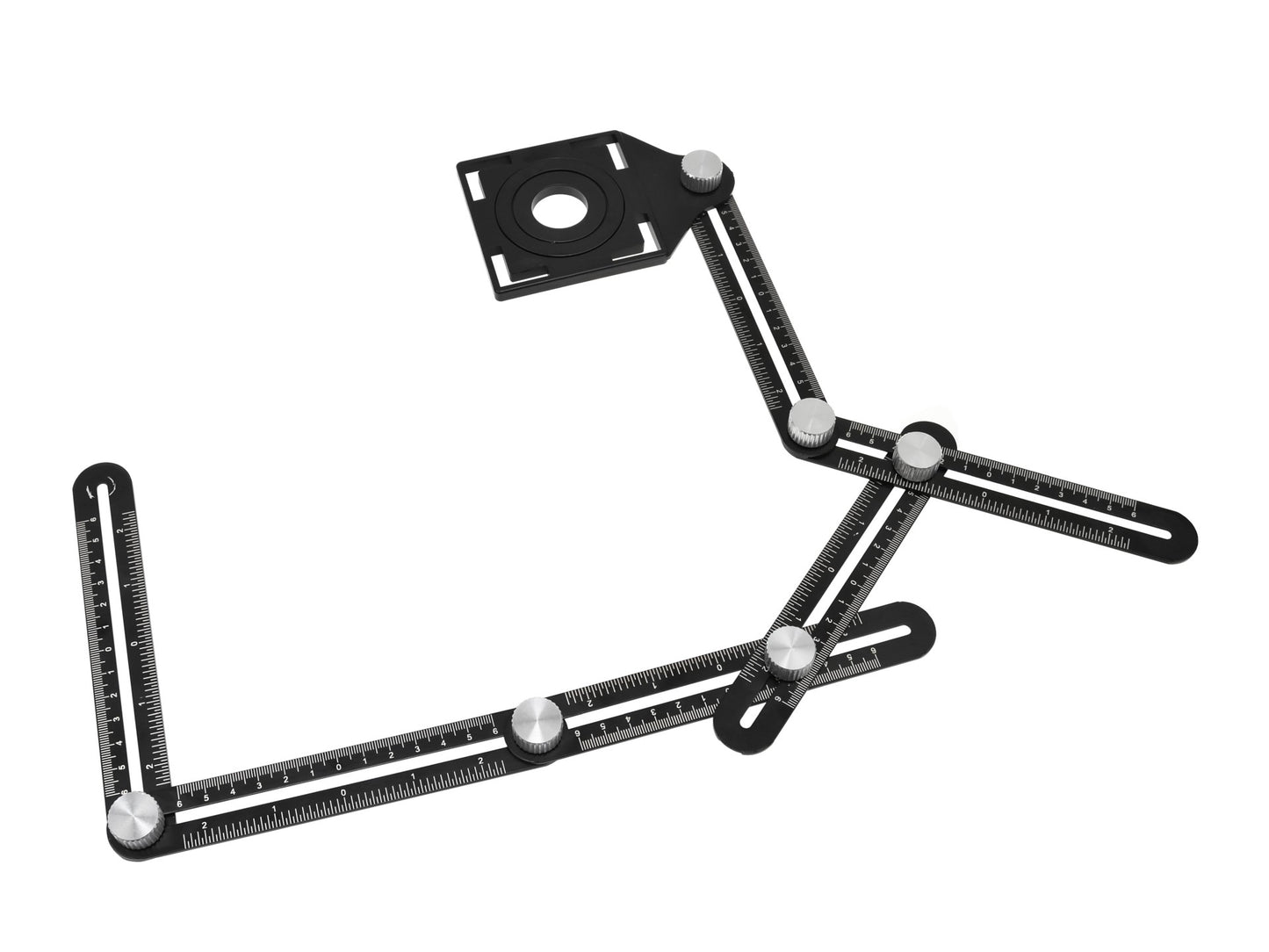 Sablon extensibil pentru gaurire, 6 brate, Geko, G64990