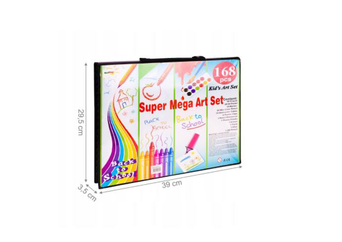 Set de arta pentru pictura 168 elemente MalPlay 108700