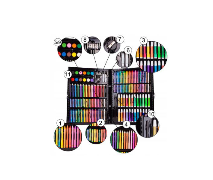 Set de arta pentru pictura 168 elemente MalPlay 108700
