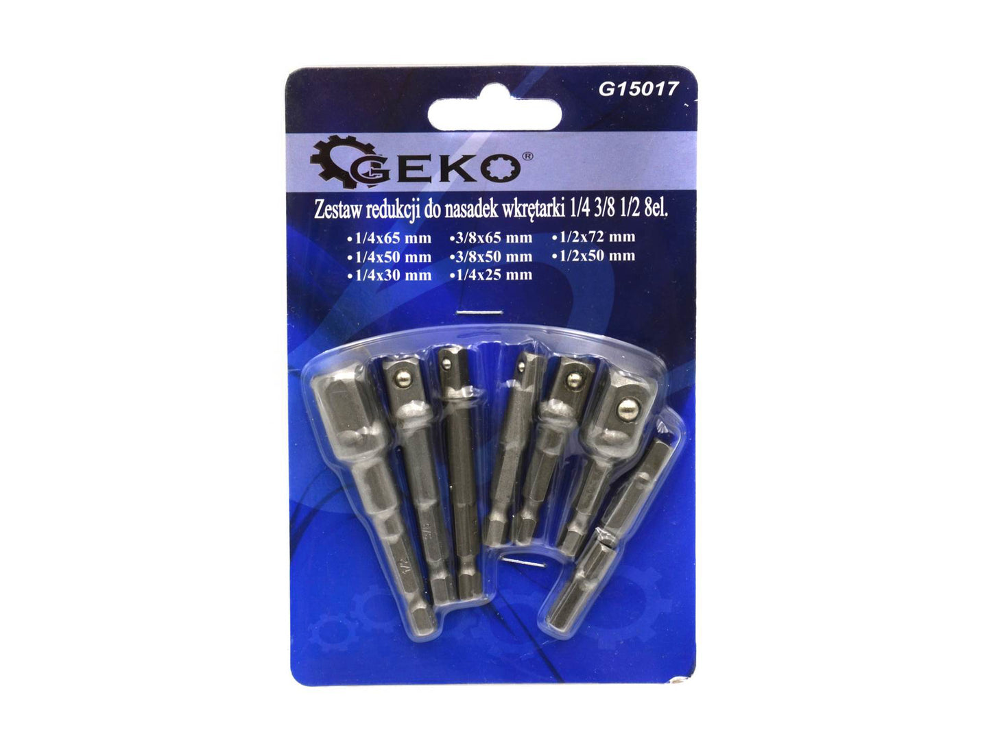 Set 8 biti extensii pentru mandrina Geko G15017