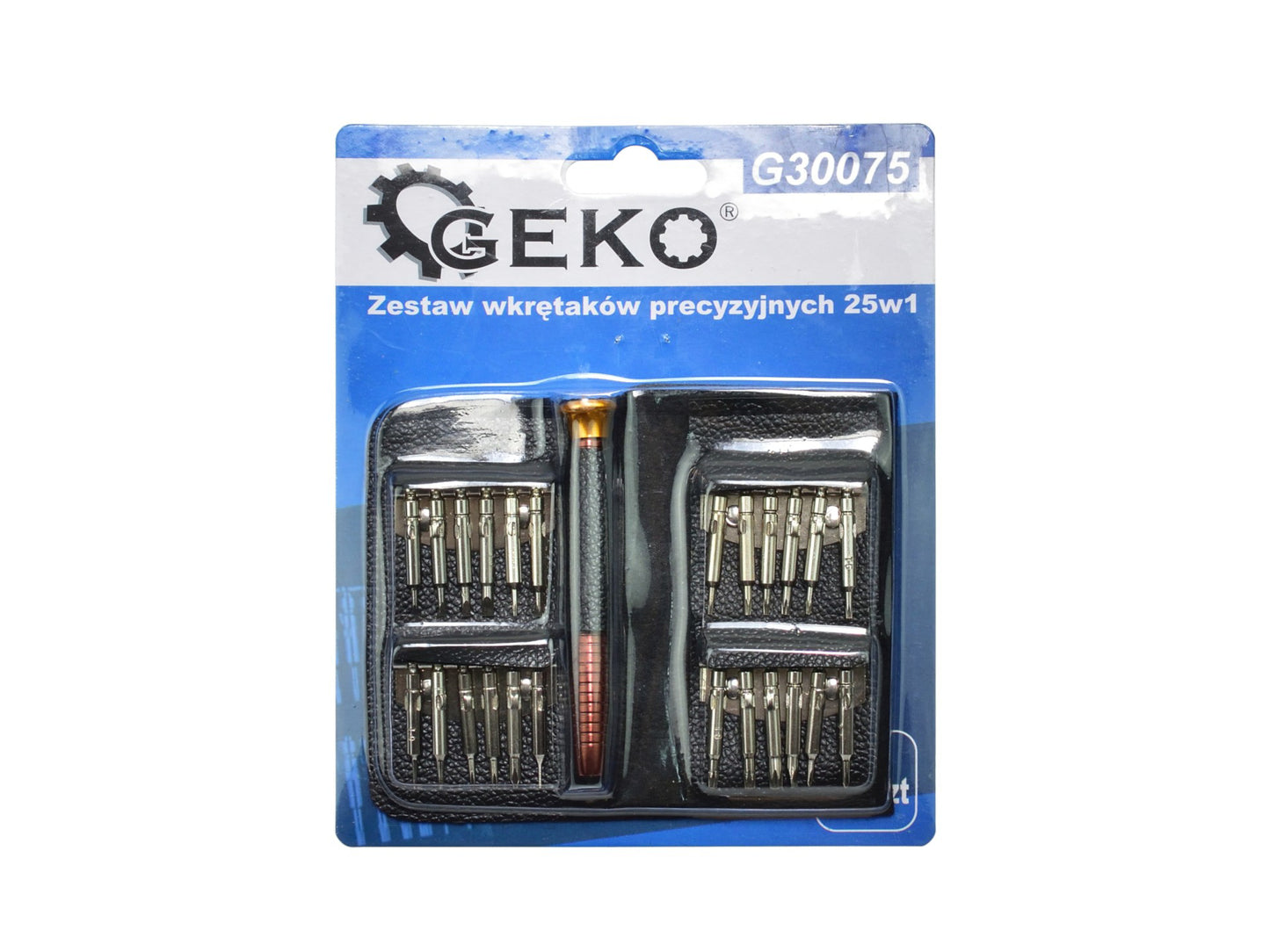 Set surubelnite de precizie 25 in 1 Geko G30075