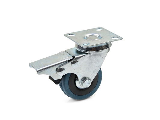 Roata PP/cauciuc cu frana 50 mm Geko G71502