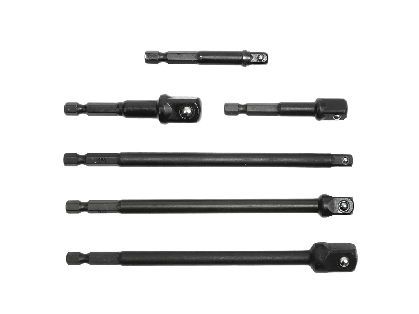 Set 6 extensii HEX 1/4"-1/2" Geko G10530