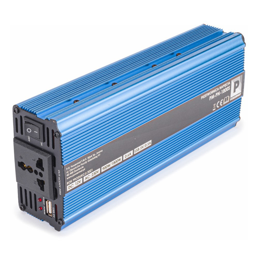 Convertor de tensiune 12V 1800W Powermat PM-PN-1800S PM1061
