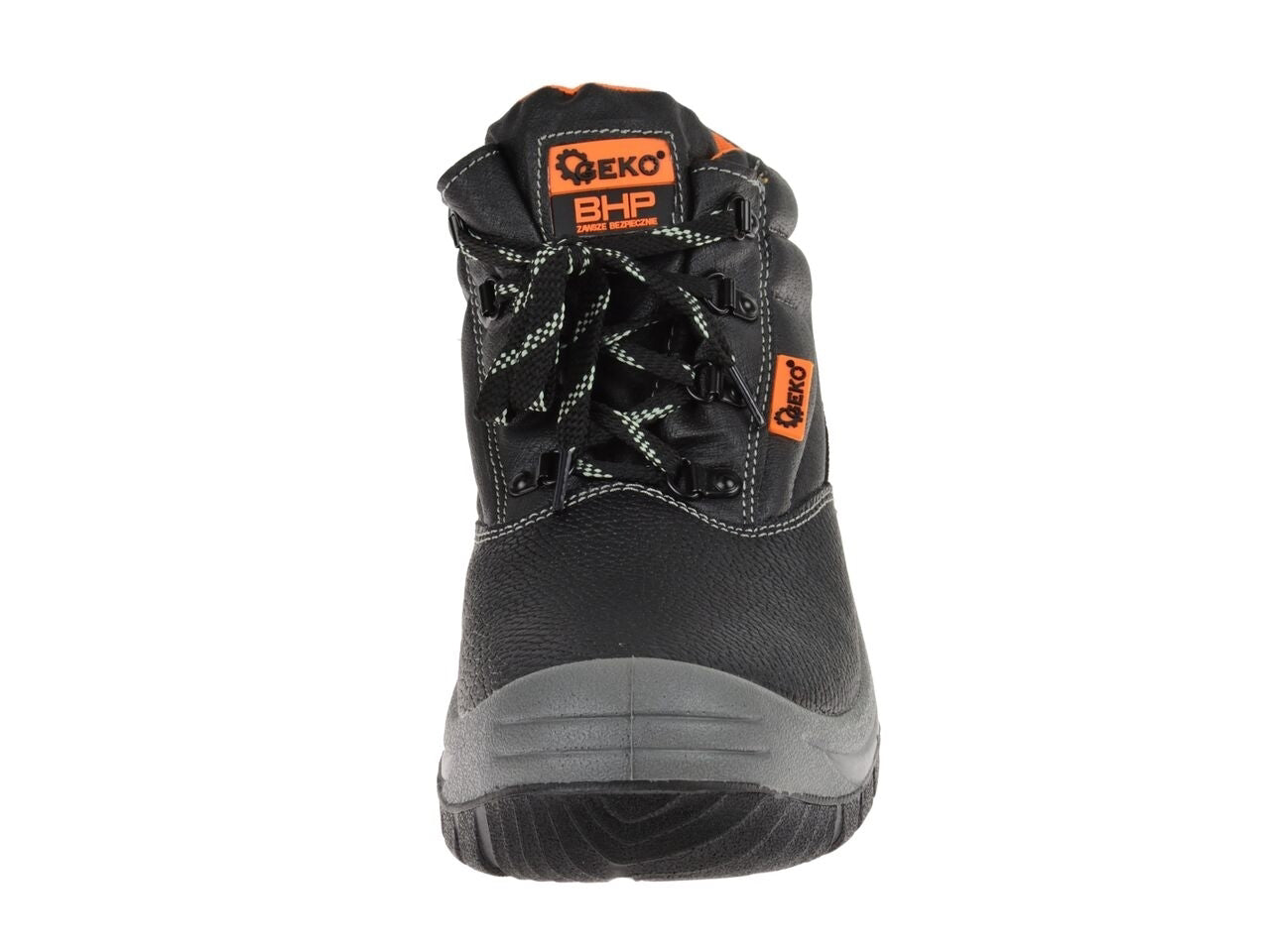 Bocanci de protectie pentru lucru din piele, marimea 41, Geko G90511