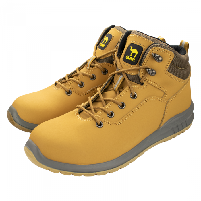 Bocanci de lucru cu bombeu metalic, marimea 44, ArtMas, CAMEL