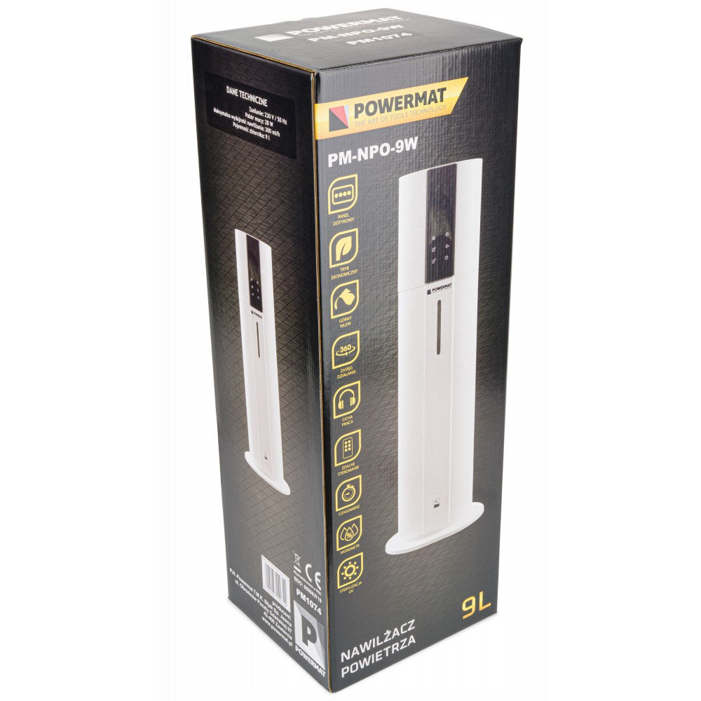Umidificator de aer cu ultrasunete 28W 9L Powermat PM-NPO-9W