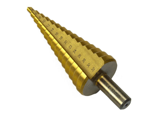 Burghiu in trepte 4-32 mm, acoperit cu titan, Geko G38500