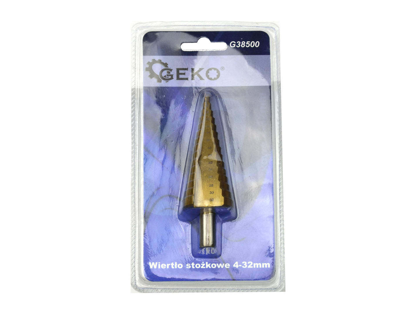 Burghiu in trepte 4-32 mm, acoperit cu titan, Geko G38500