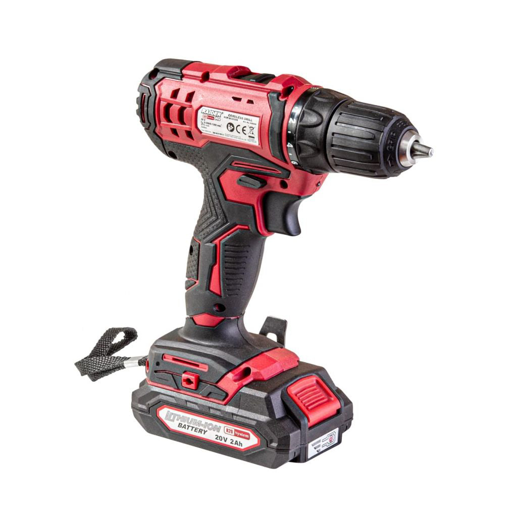 Masina de gaurit cu acumulator Li-Ion RDP-SCD20S, 20V, 2Ah, 44 Nm, Raider 030219