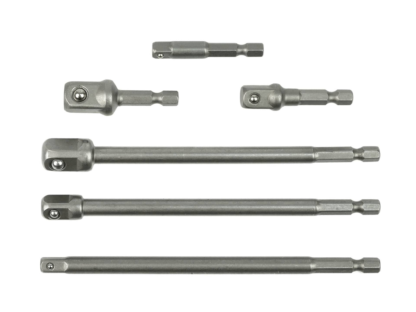 Set adaptoare chei tubulare HEX, 1/4 "3/8" 1/2", 6 elemente, Geko G10172