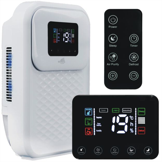 Dezumidificator de aer Wertberg OP 3.06 cu functie de purificare a aerului, Harder HD0072