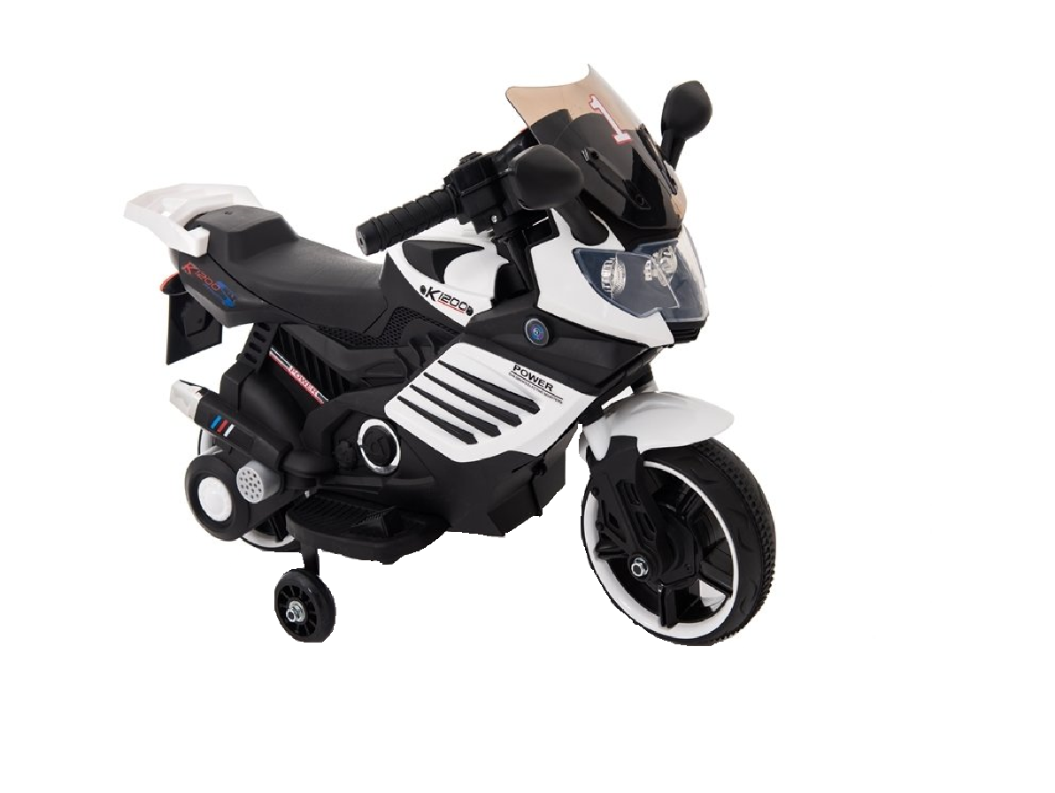 Motocicleta electrica LQ158, alb / negru, Lean 3973