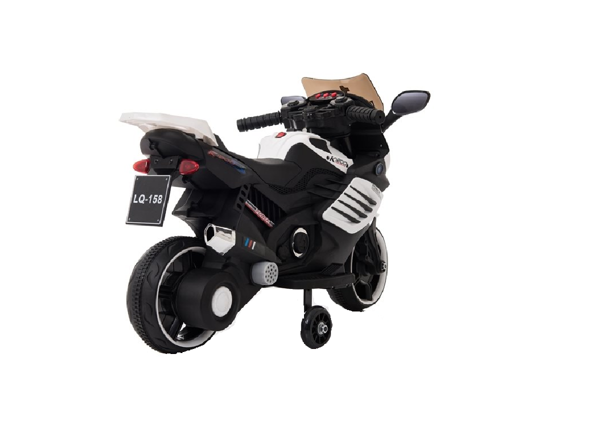 Motocicleta electrica LQ158, alb / negru, Lean 3973