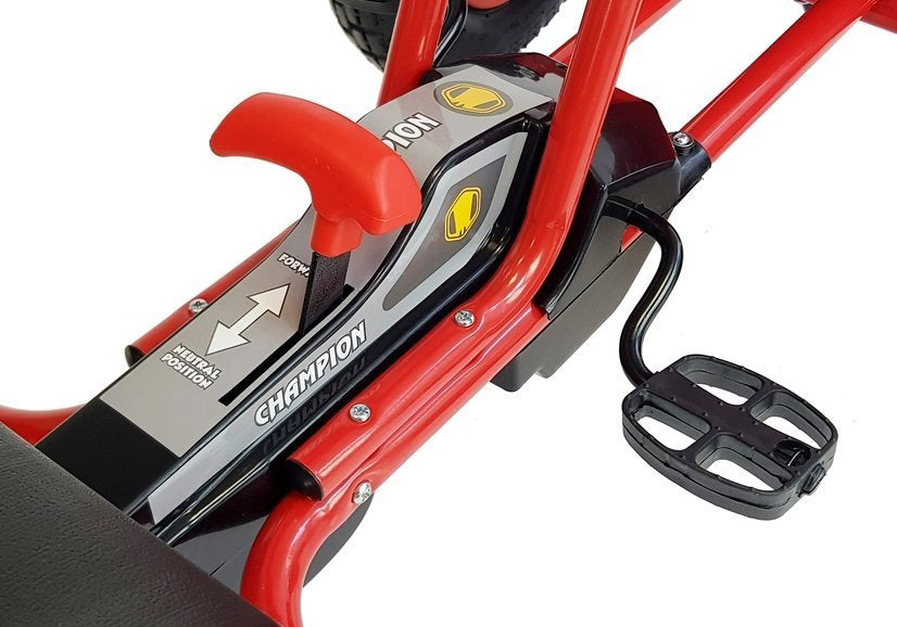 Masinuta cu pedale Gokart A-18, Rosu, Lean 5341