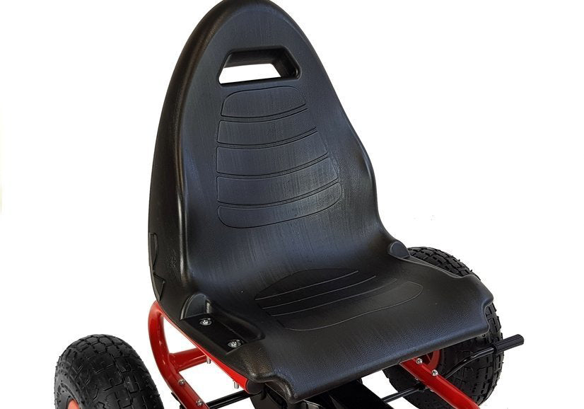 Masinuta cu pedale Gokart A-18, Rosu, Lean 5341