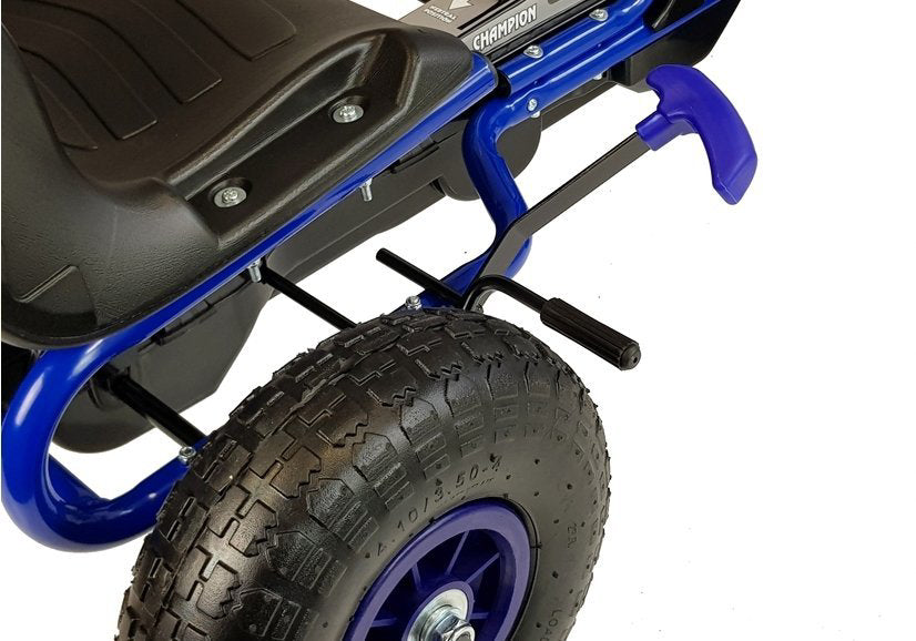 Masinuta cu pedale Gokart A-18, Albastru, Lean 5344