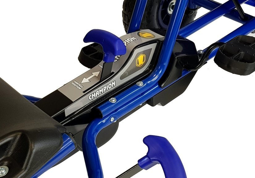 Masinuta cu pedale Gokart A-18, Albastru, Lean 5344