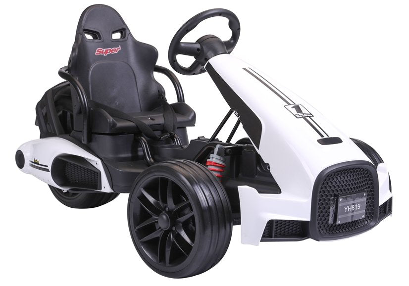 Masinuta electrica Gokart CH9939, Alb, Lean 5737