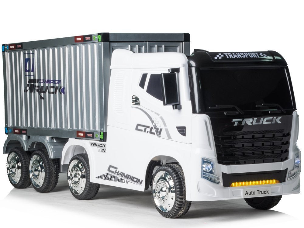 Camion cu acumulator JJ2011, alb, Lean 7905