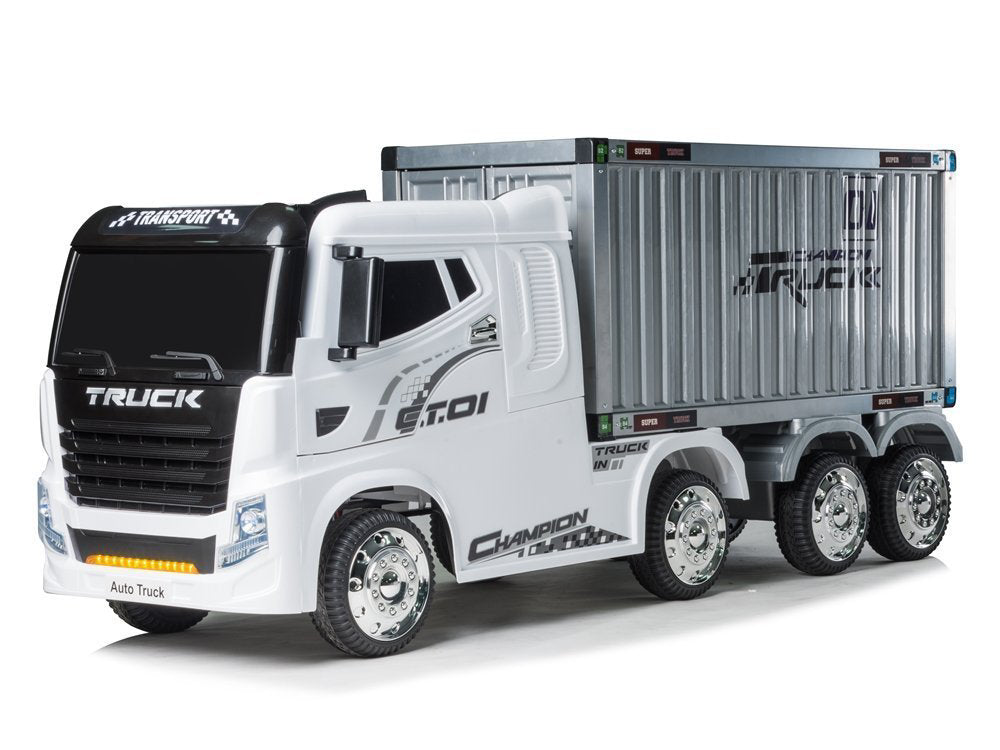 Camion cu acumulator JJ2011, alb, Lean 7905