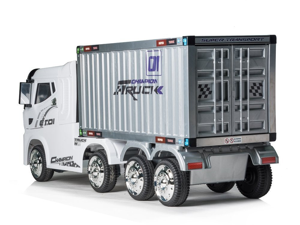 Camion cu acumulator JJ2011, alb, Lean 7905