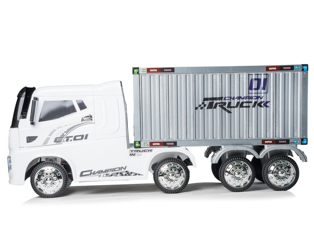 Camion cu acumulator JJ2011, alb, Lean 7905