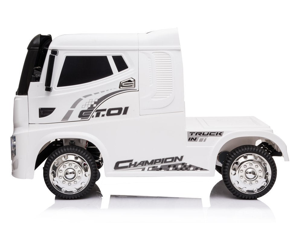 Camion cu acumulator JJ2011, alb, Lean 7905