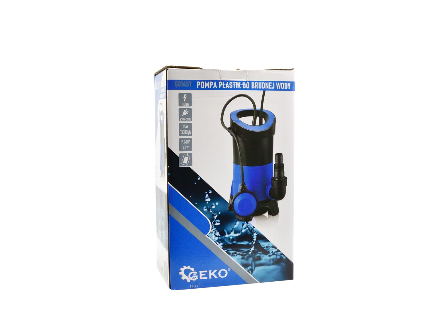 Pompa pentru apa curata / murdara, 1100W, Geko G81457