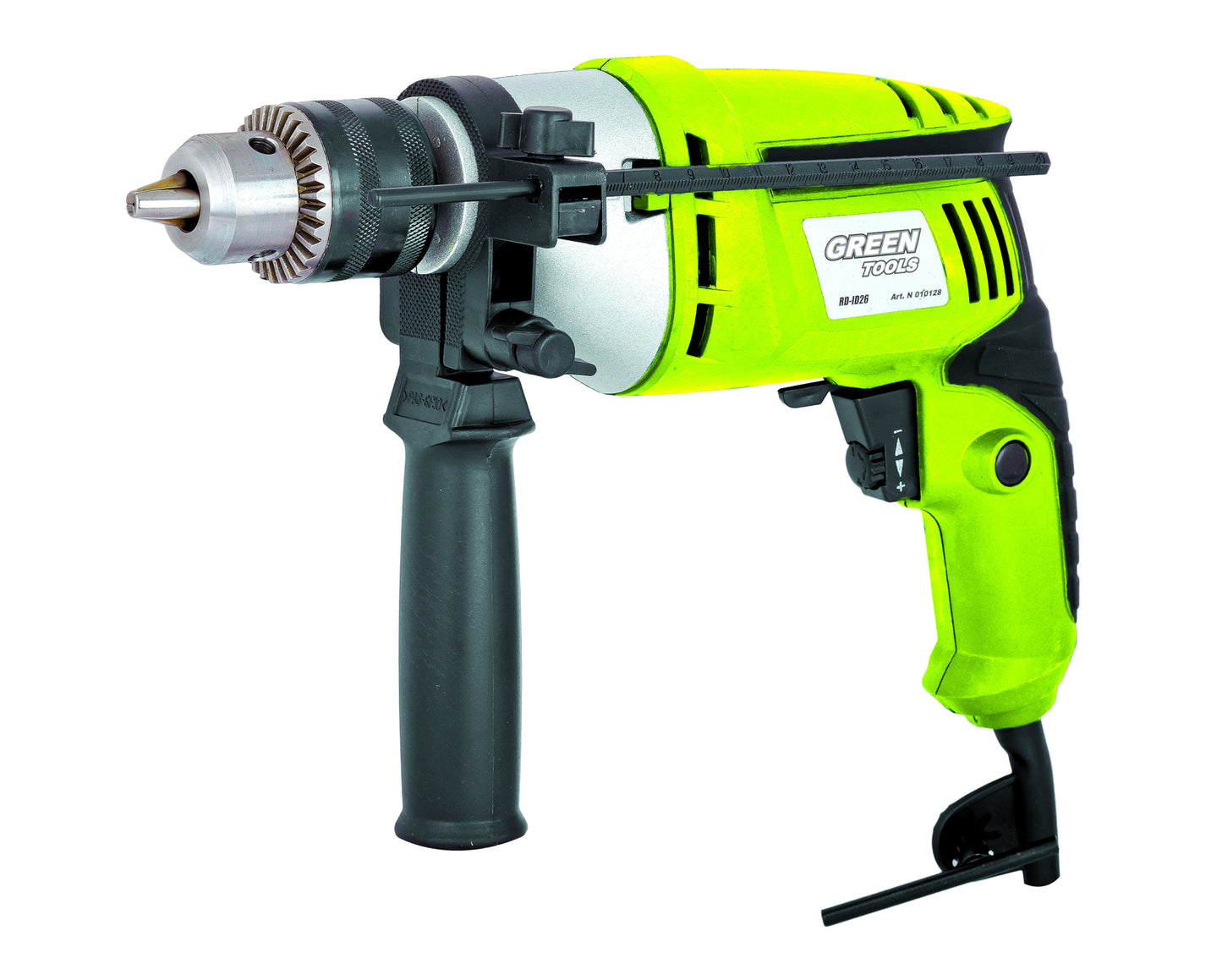 Masina de gaurit cu percutie, 500W, 13 mm RD-ID26 GT, Green Tools 010128