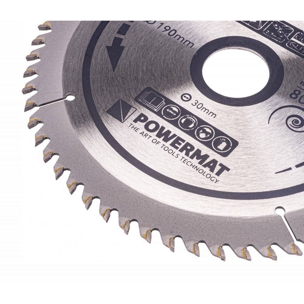 Disc Widia pentru lemn TDD-160x20 mm, 40 dinti, Powermat PM0887