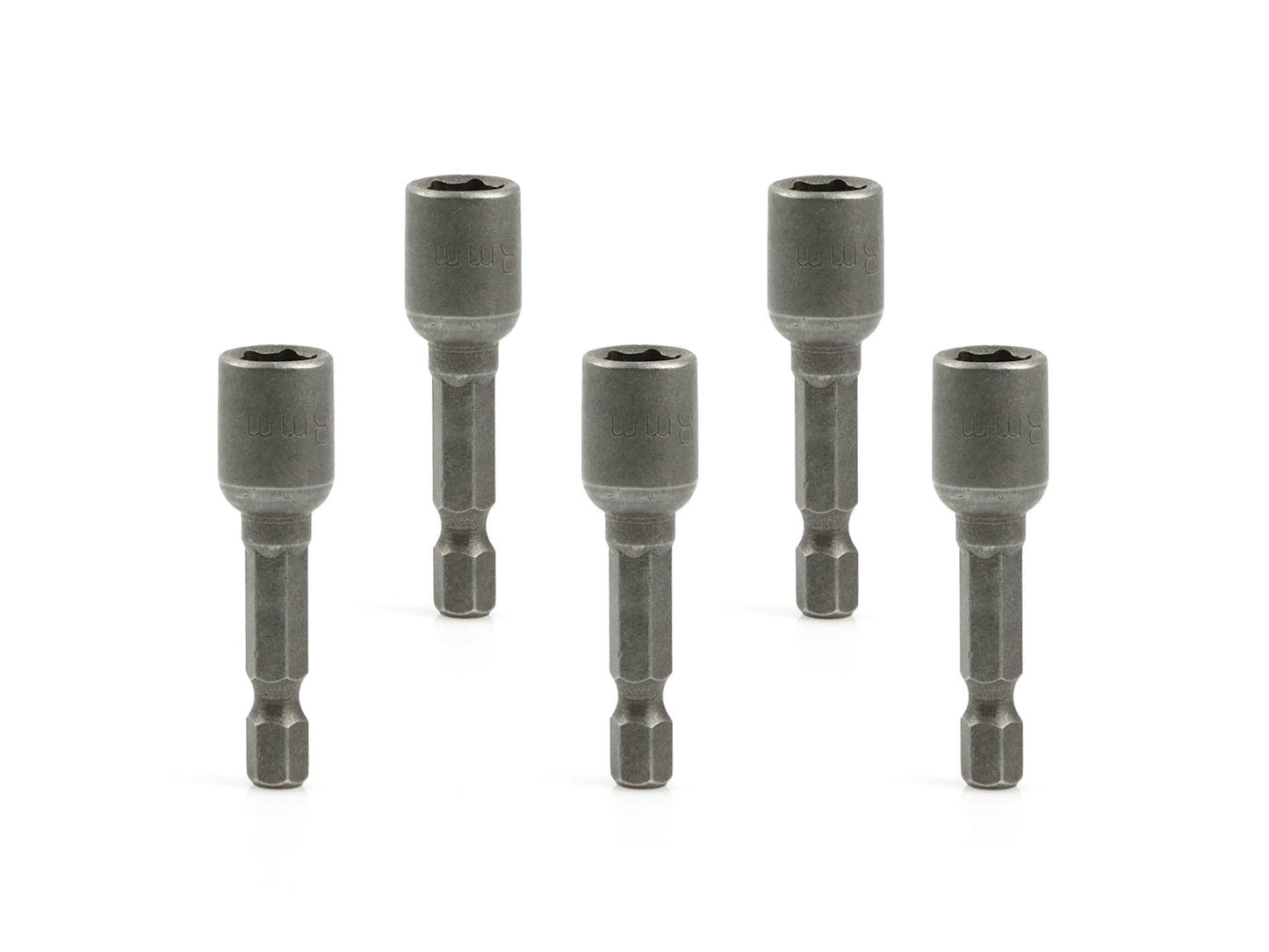 Set 5 adaptori magnetici pentru surubelnita, 8mmx48mm 1/4 ", Geko G15006