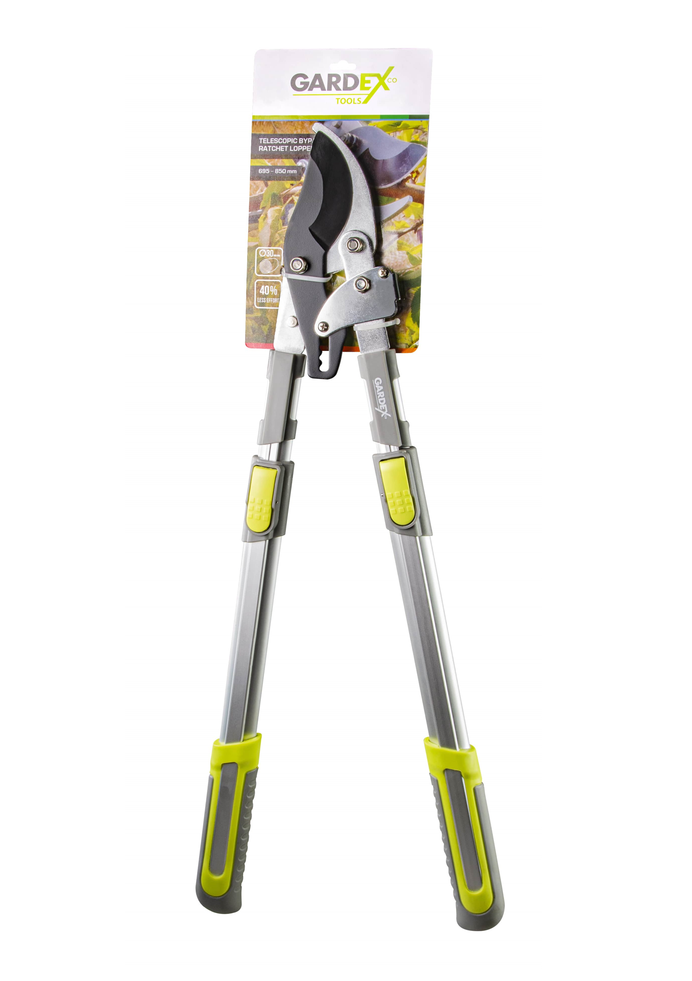 Foarfeca crengi telescopica mecanism clichet tip nicovala GARDEX GX