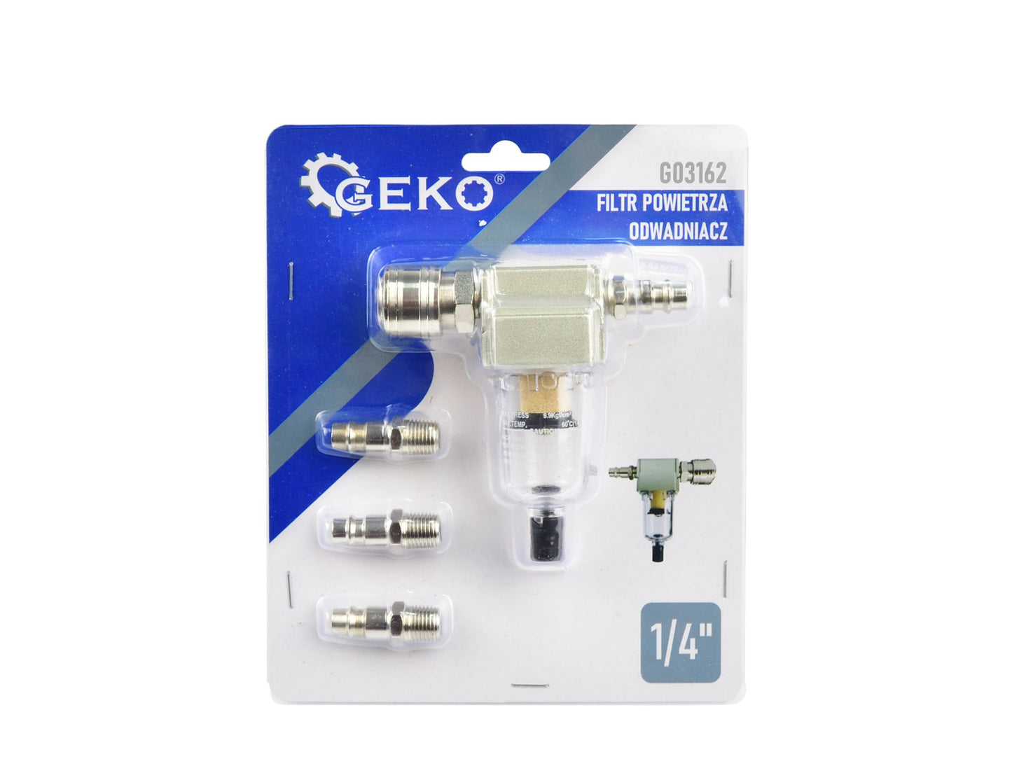 Filtru de aer pentru compresor, 1/4", Geko G03162