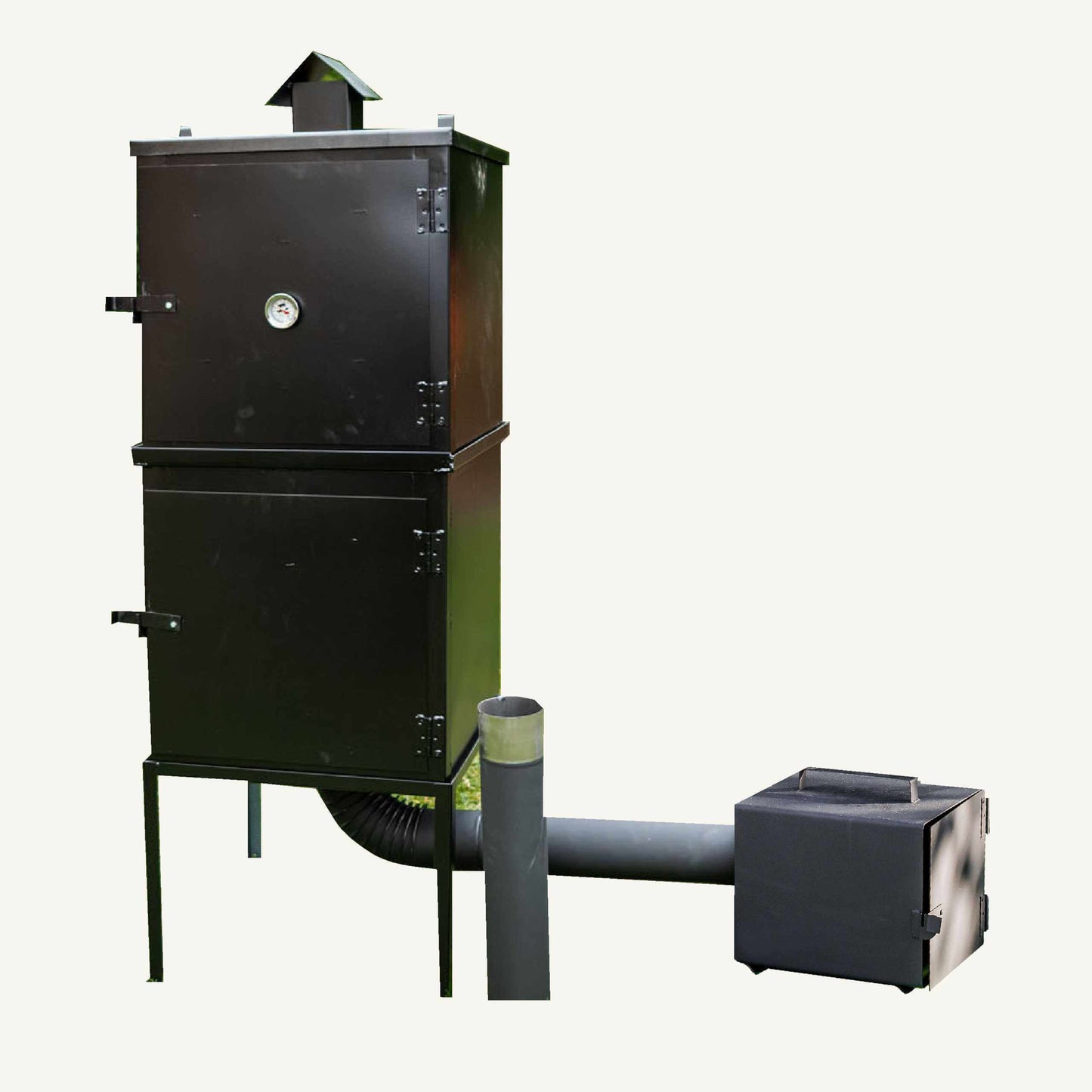 Afumatoare metalica cu 2 camere, Pan Kornik PC6001