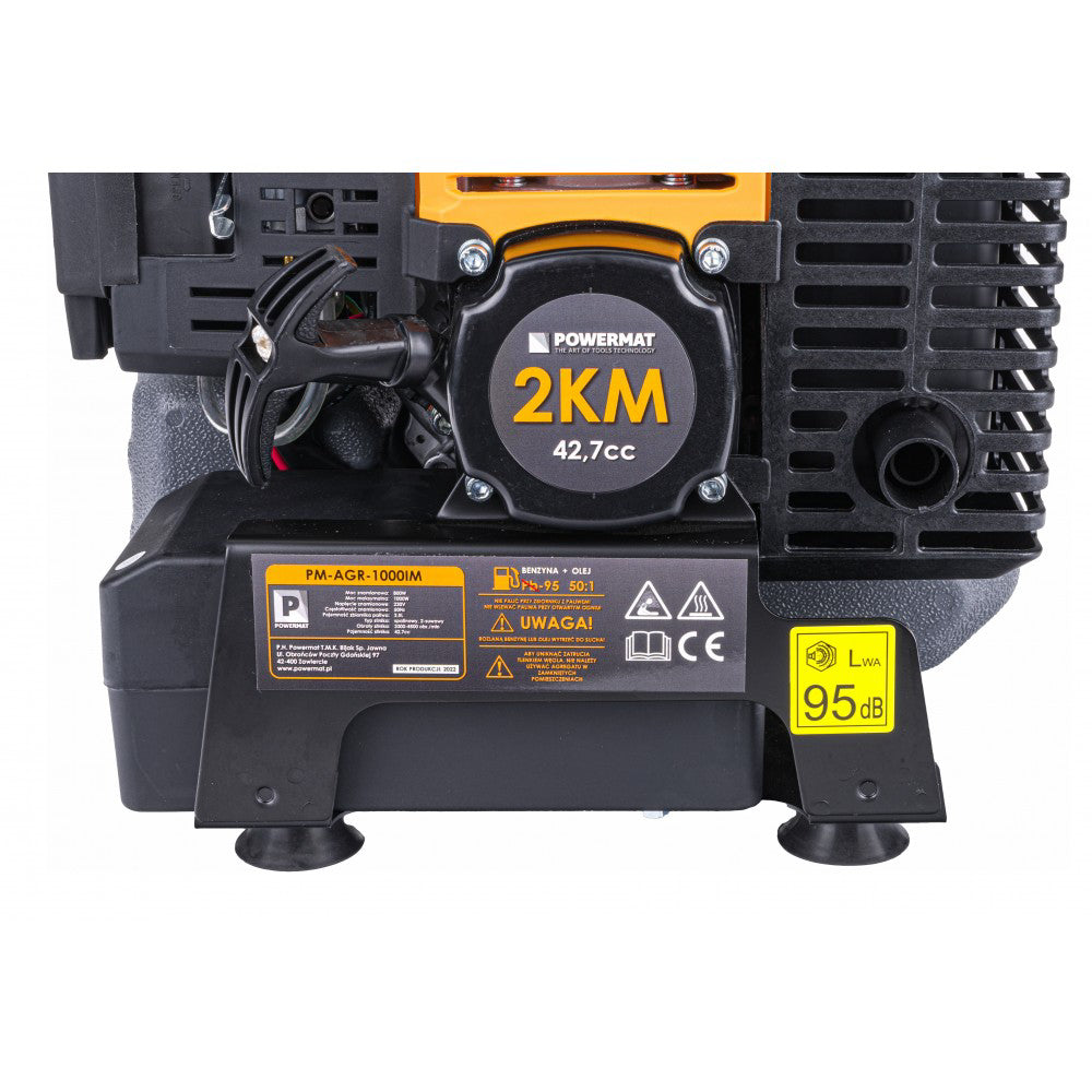 Generator de curent tip invertor PM-AGR-1000IM, 1kW, 230 V, Powermat PM1164
