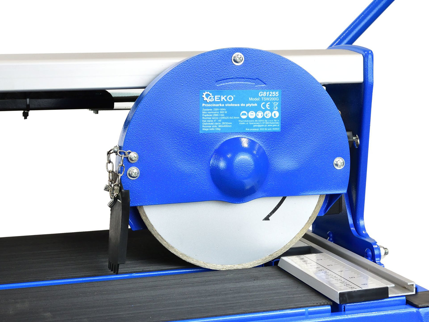 Masina de taiat gresie si faianta, 920 mm, lama 200 mm, 800 W, Geko G81255