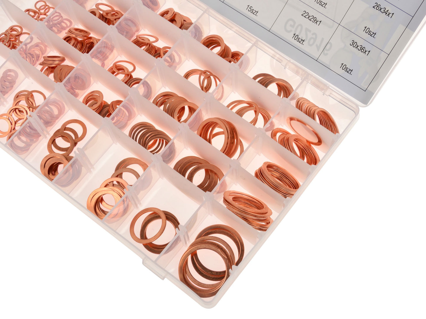 Set saibe cupru, 580 elemente, Geko G02916