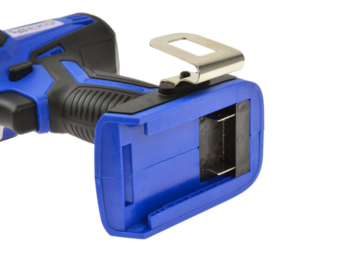 Set pistol de impact, 400 Nm, 1/2", acumulator 2Ah, incarcator 18 V, Geko G80610-2