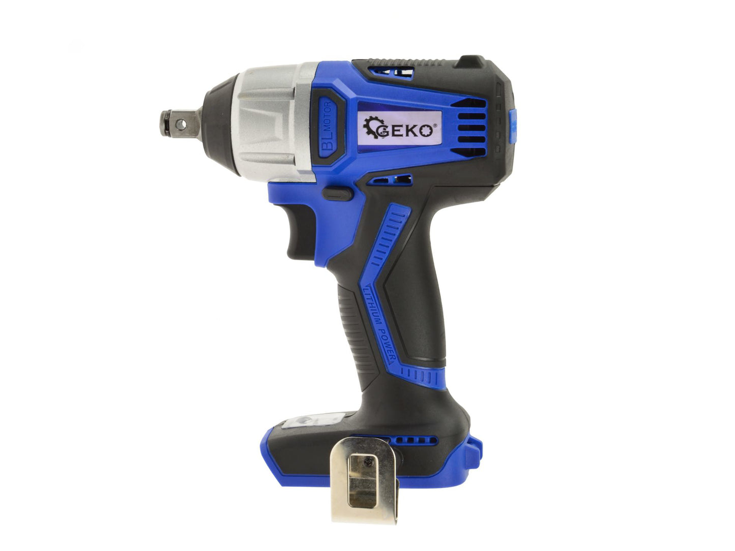 Set pistol de impact, 400 Nm, 1/2", acumulator 4Ah, 18 V, incarcator 18V, Geko G80610-4