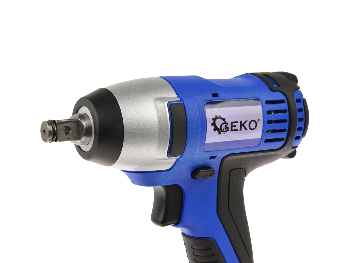 Set pistol de impact, 150 Nm, 1/2", acumulator 2Ah, incarcator 18 V, Geko G80609-2