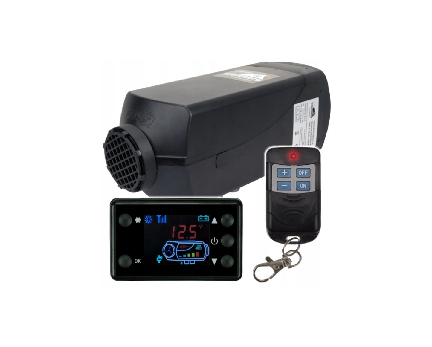 Aeroterma electrica portabila Wertberg WB6 .18, 12 V, 8 kW, Harder HD0033