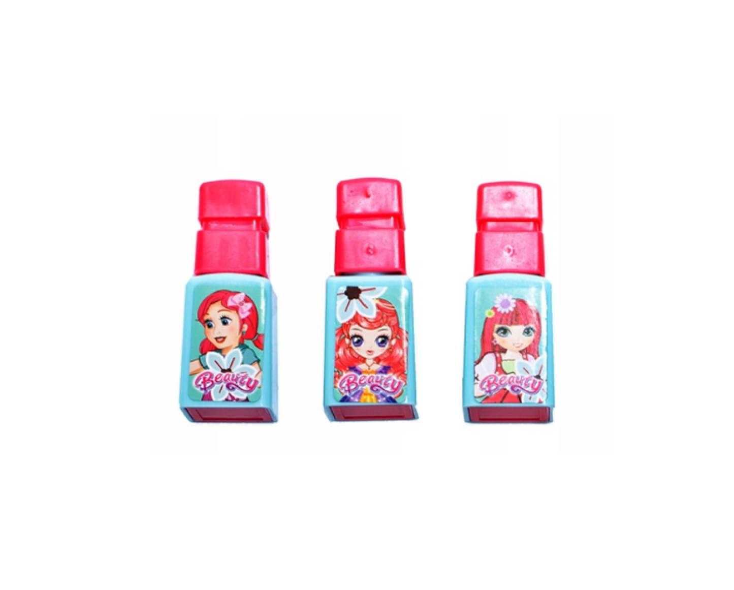 Set masa de toaleta cu accesorii, oglinda, margele, uscator, rujuri, lacuri de unghii, MalPlay 107188