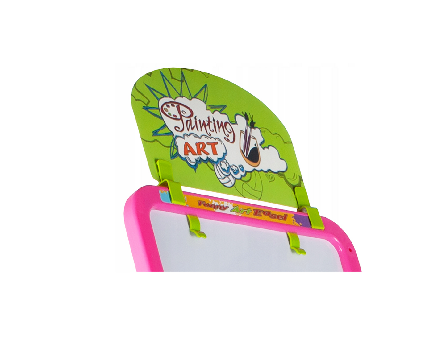 Set tabla 2 in 1, creta, markere, litere si cifre magnetice, burete, MalPlay 108403