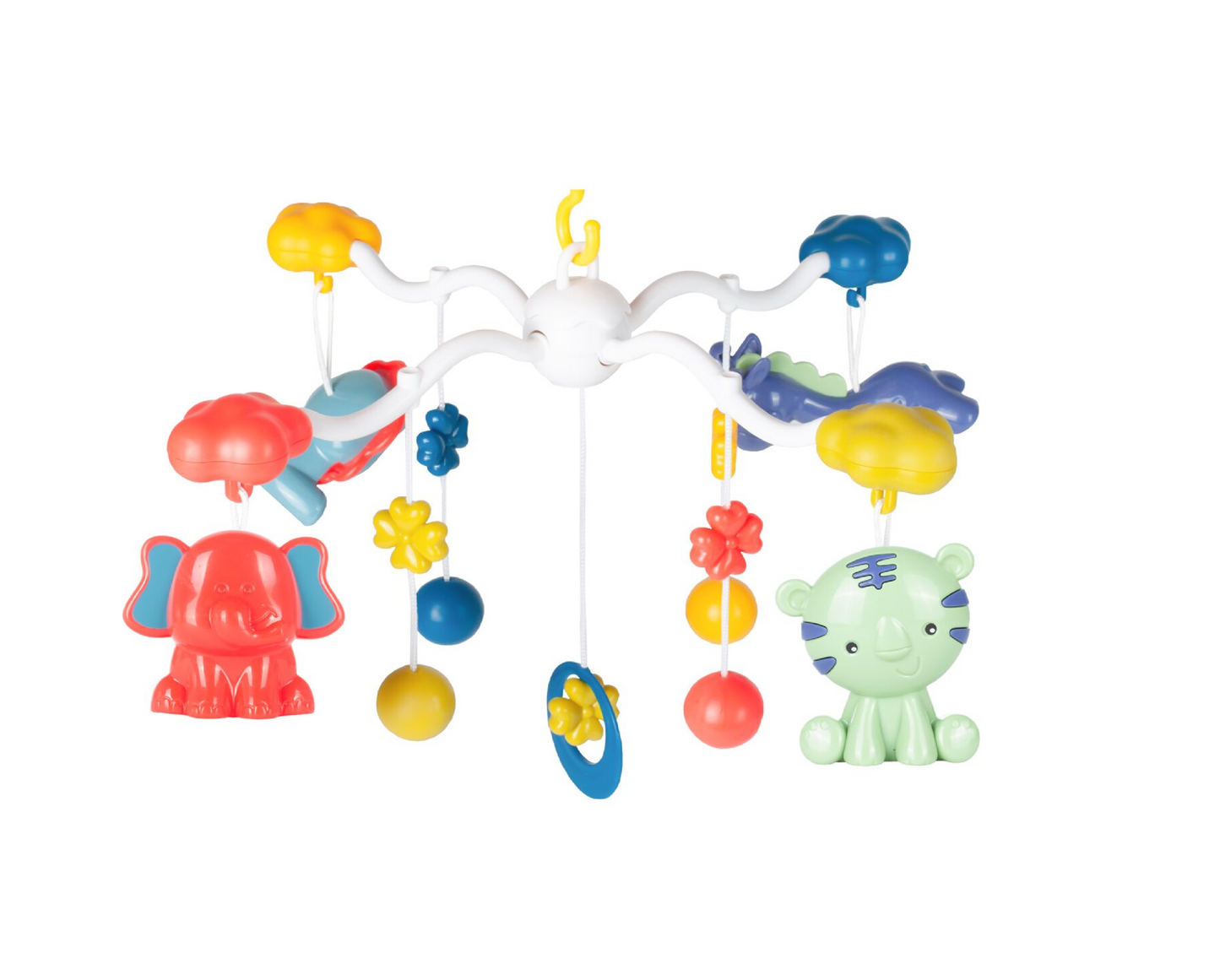 Carusel muzical pentru bebelusi cu proiector si telecomanda, MalPlay 109777